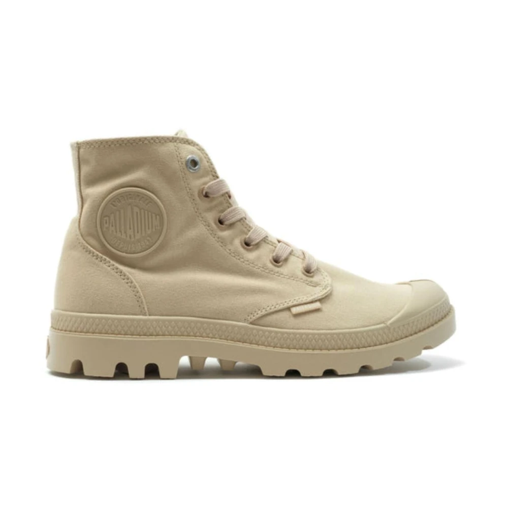 Palladium Women's Beige Desert Mono Chrome Boots