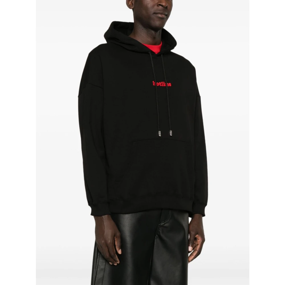 Gcds Zwarte Sweater Collectie Black Heren