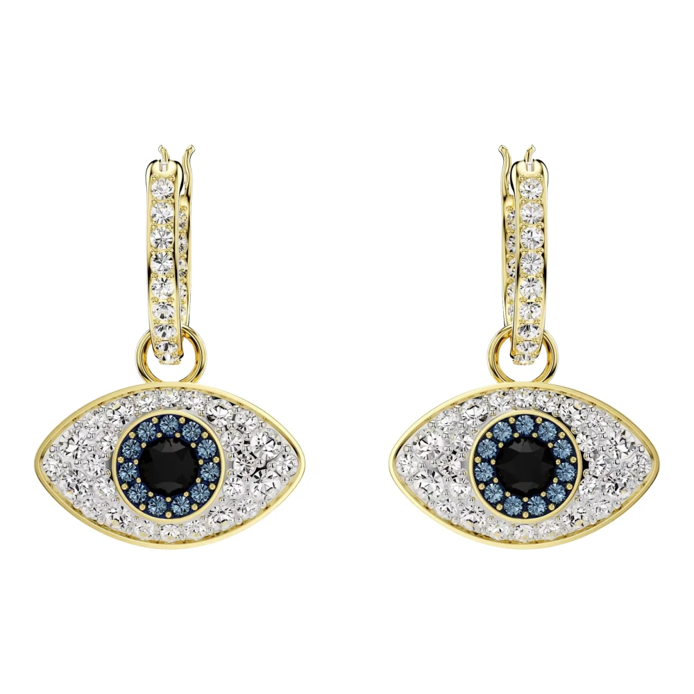 Swarovski Women's Blue Earrings Evil Eye