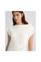 robe-courte-blanche-drapee