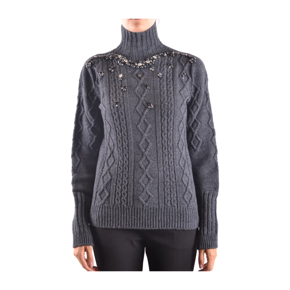 Pinko Women's Gray Nisirosi97 Sweater