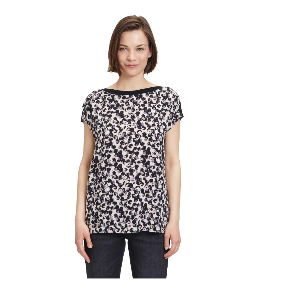 Betty & Co Grafische Print Blouse Shirt Multicolor Dames