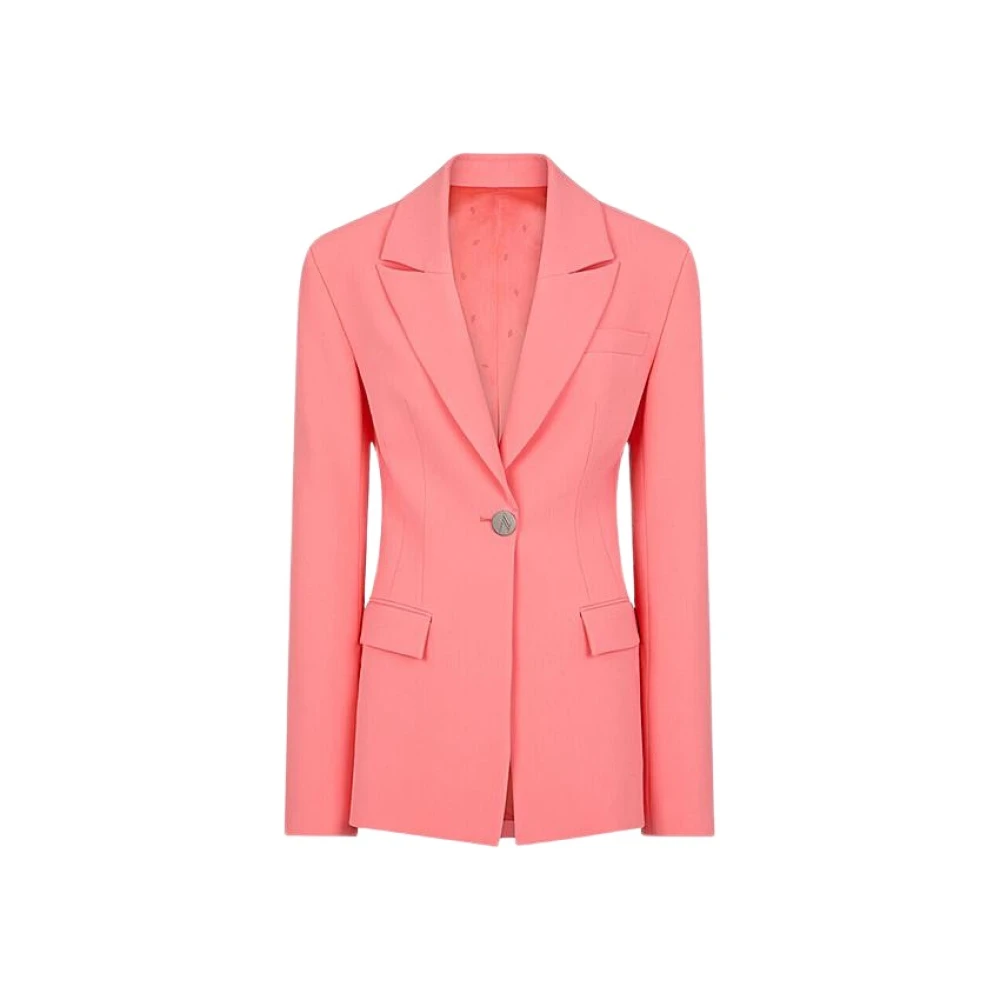 The Attico Blå Sandglas Blazer Pink, Dam