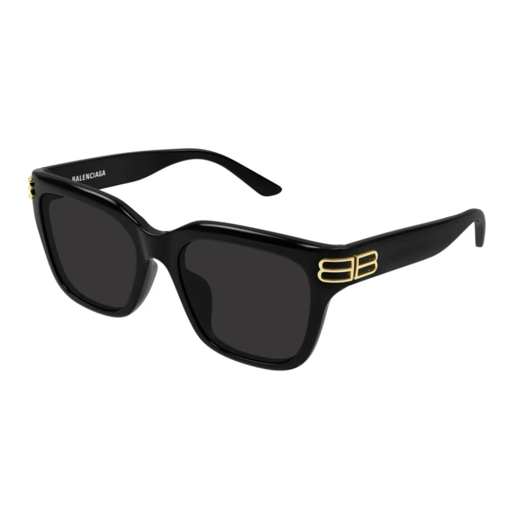 Balenciaga Unisex Black Sunglasses, 56 Mm, Square Sunglasses