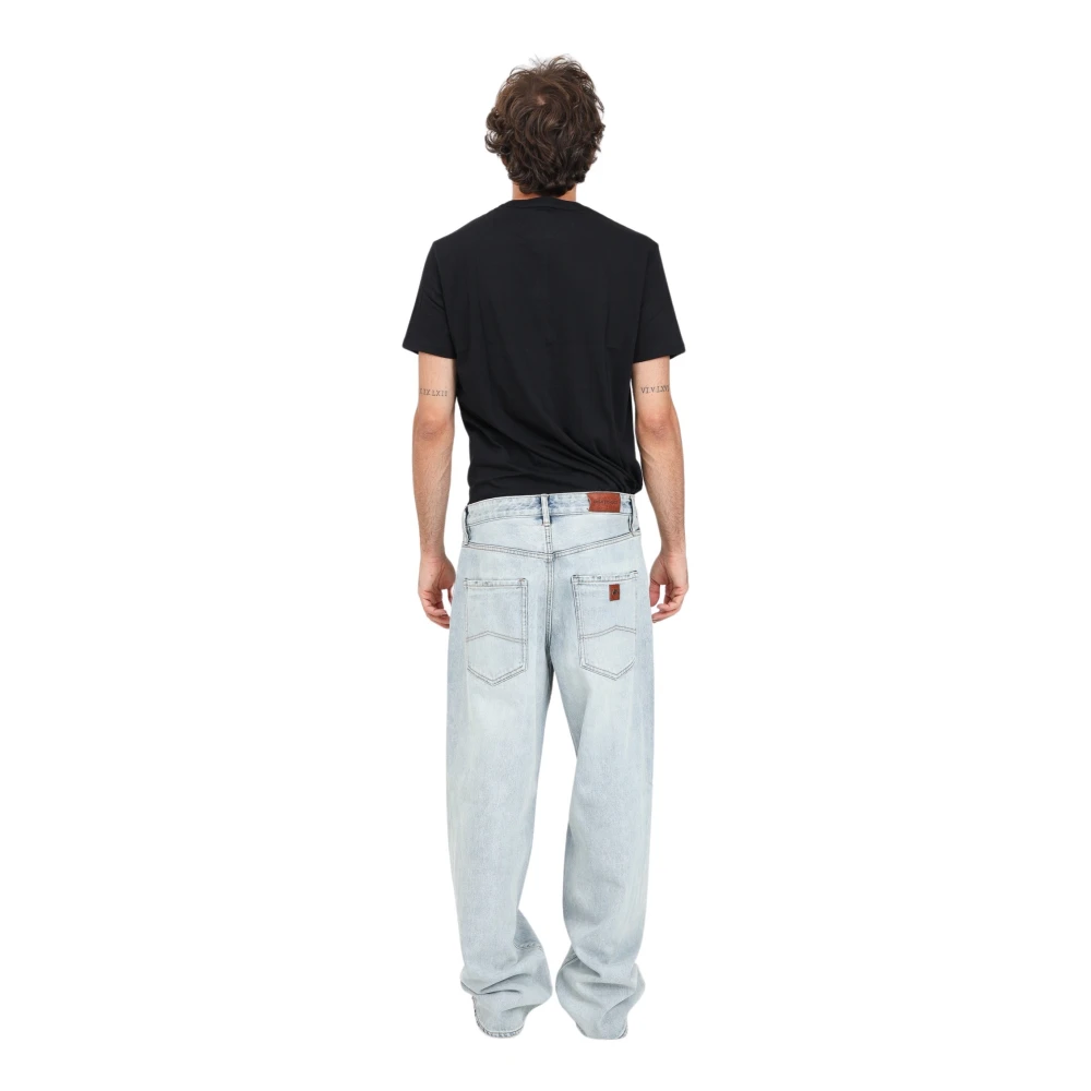 Armani Exchange Baggy Denim Jeans Blue Heren