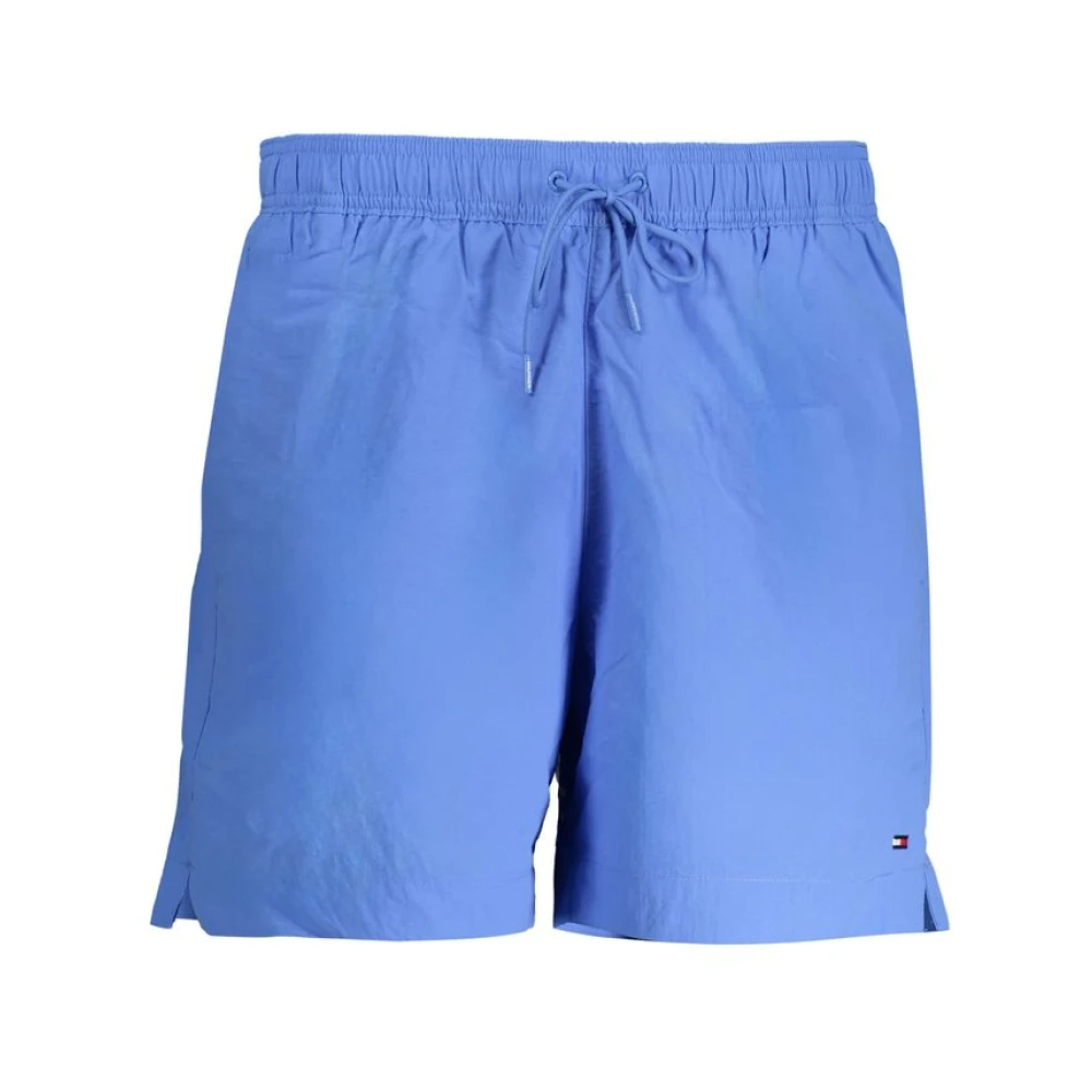 Tommy Hilfiger Men's Blue (Blue Spell) Swim Trunks Medium Drawstring Mid-Length - Image 3