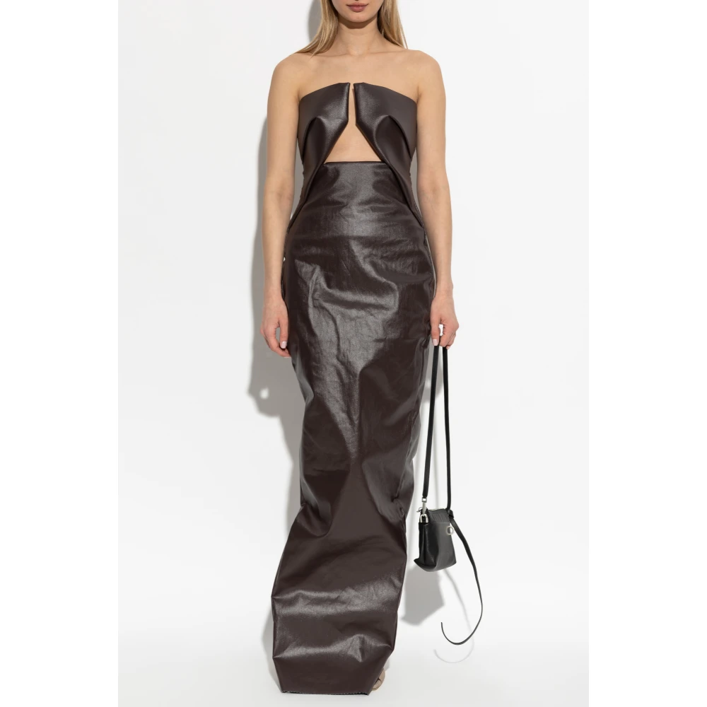 Rick Owens Prong Gown Brown Dames