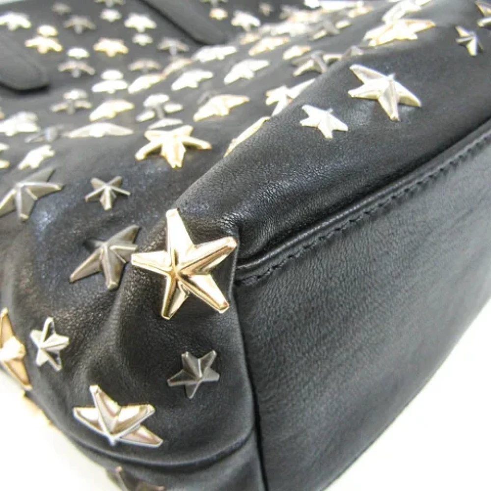 Jimmy Choo Pre-owned Leather shoulder-bags Black Dames