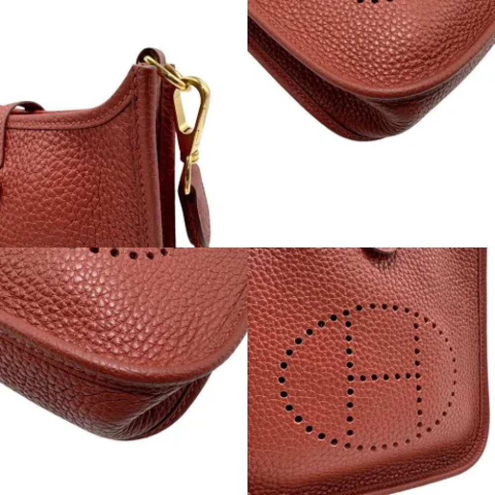 Hermès Vintage Pre-owned Leather shoulder-bags Brown Dames