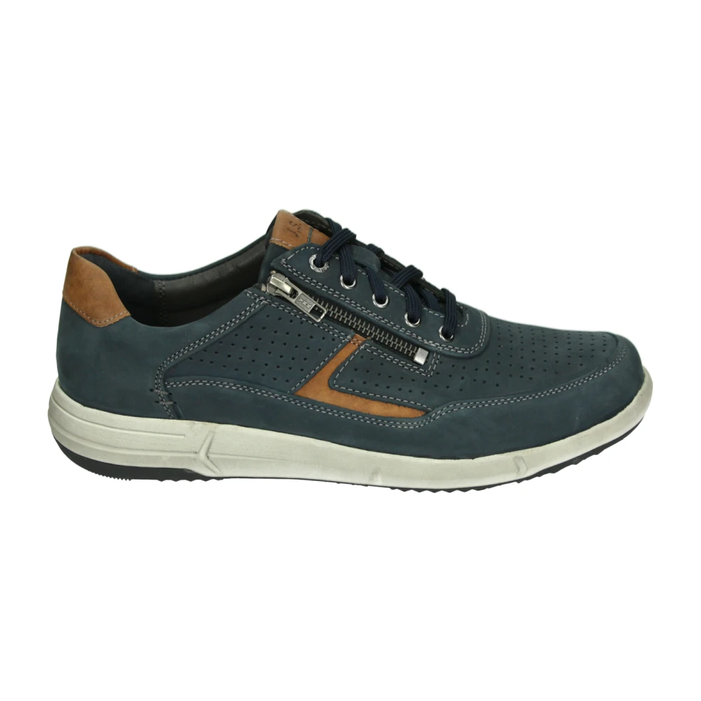 Josef Seibel Blauwe casual herenschoenen Enrico 32 Heren Schoenen