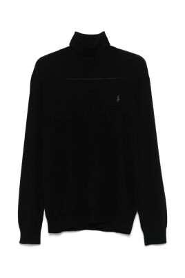 klassisk-svart-stickad-troja-langarmad-pullover