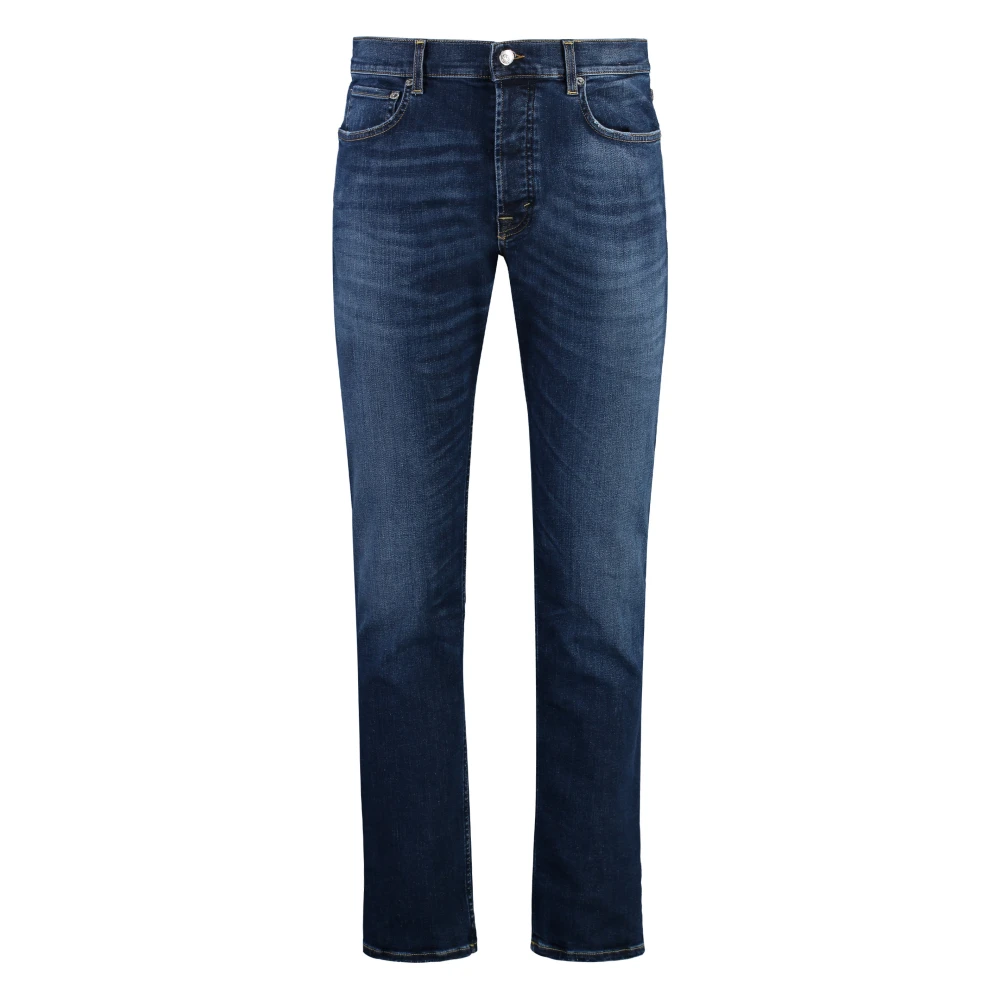 Department Five Slim Fit Jeans met Metalen Details Blue Heren