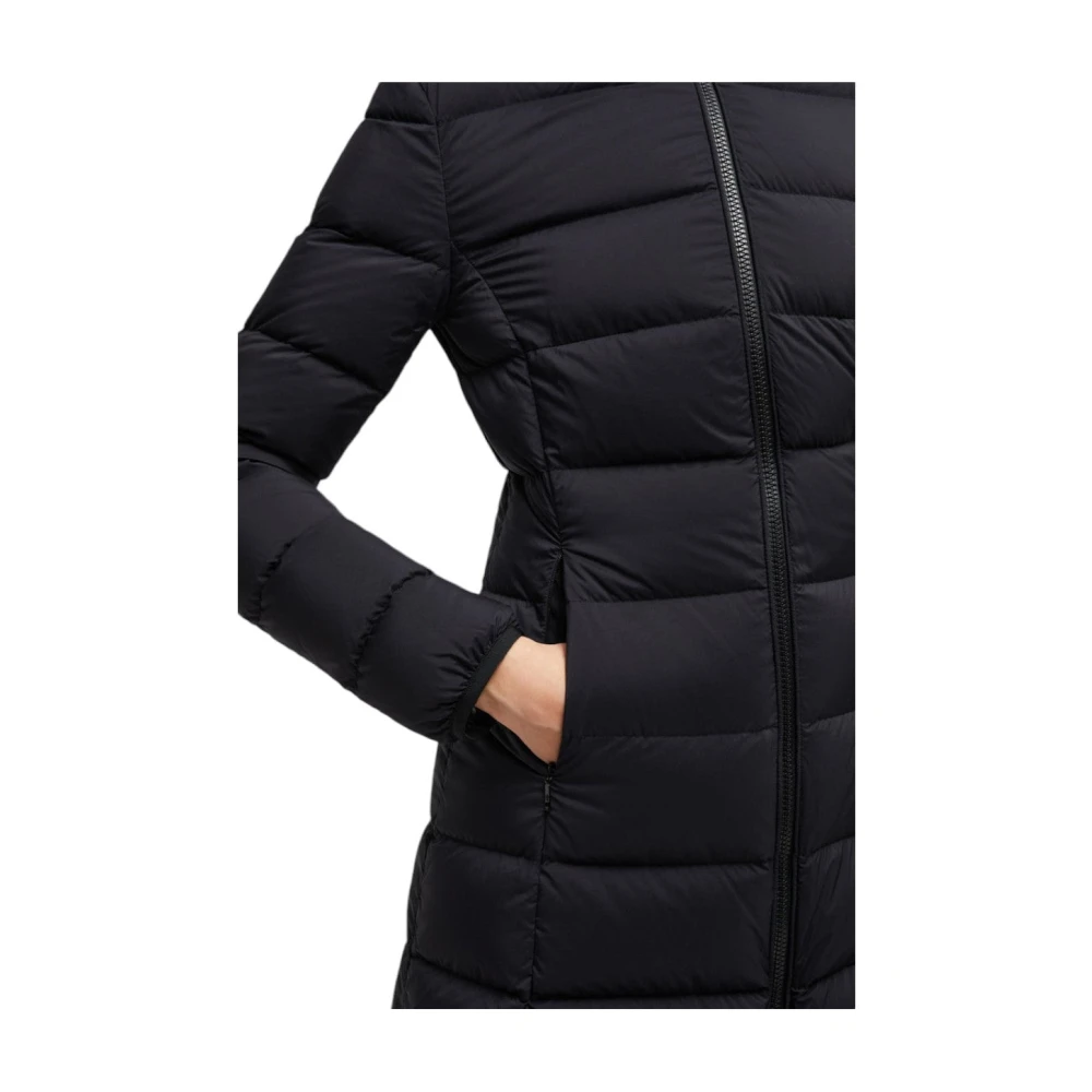 Moncler Lange Donsjas Black Dames