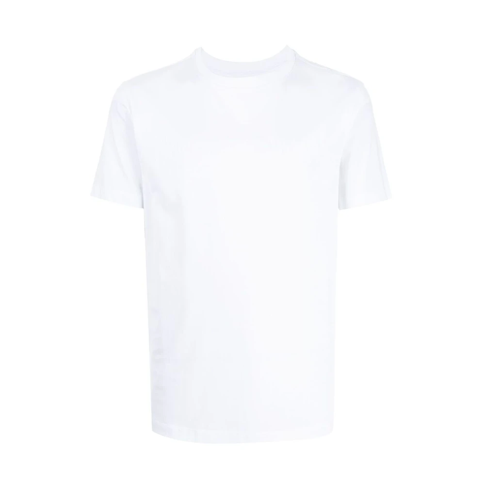 Emporio Armani Wit Katoenen Crew-Neck T-Shirt White Heren