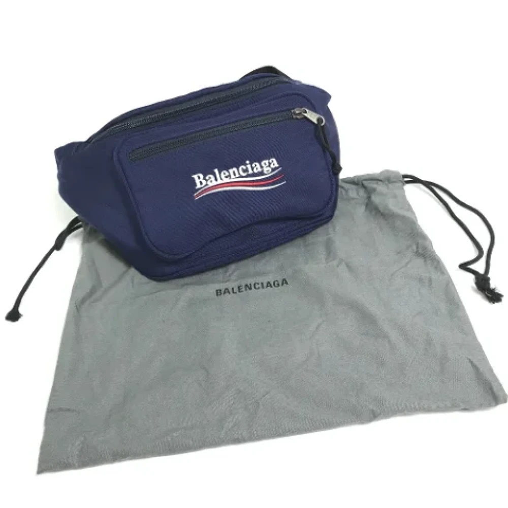 Balenciaga Vintage Pre-owned Fabric balenciaga-bags Blue Dames