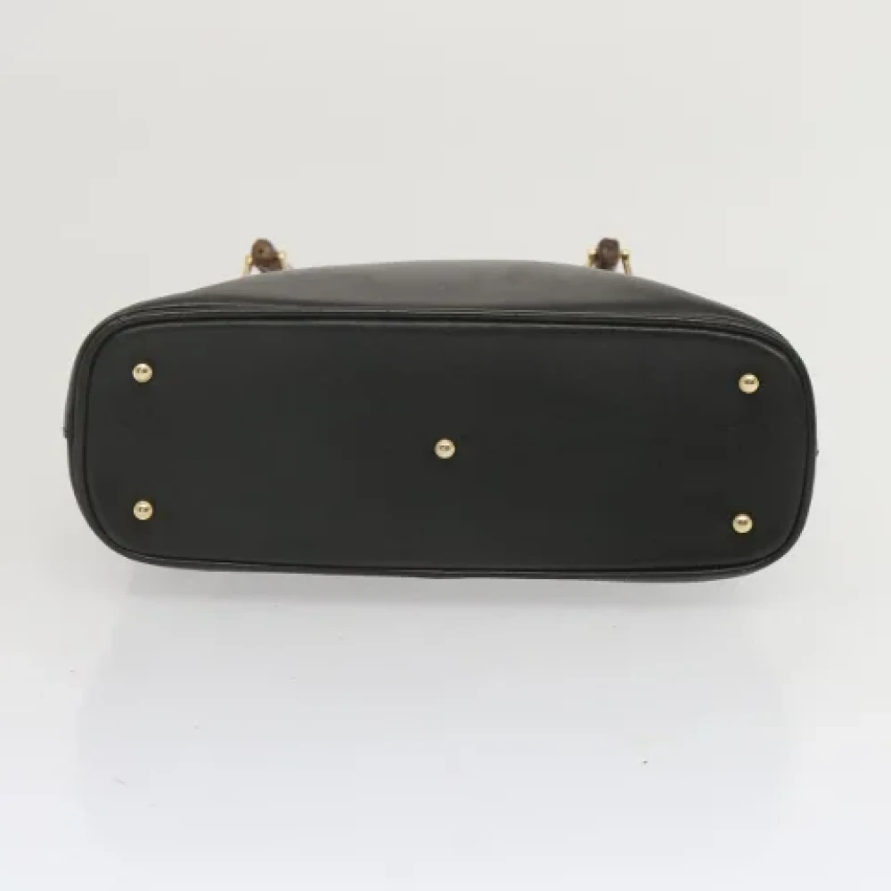 Gucci Vintage Pre-owned Leather handbags Black Dames