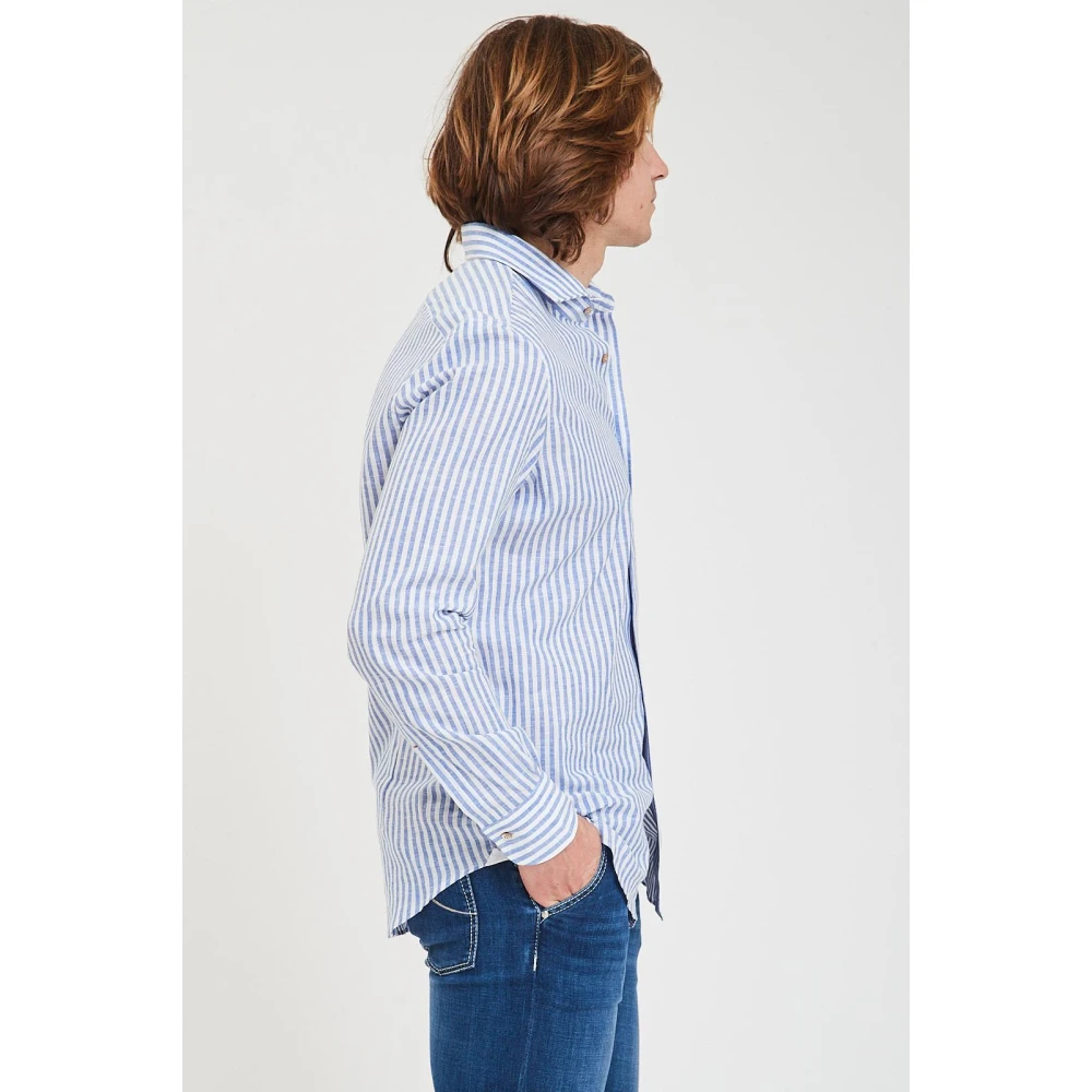 Mazzarelli Casual Shirts Multicolor Heren