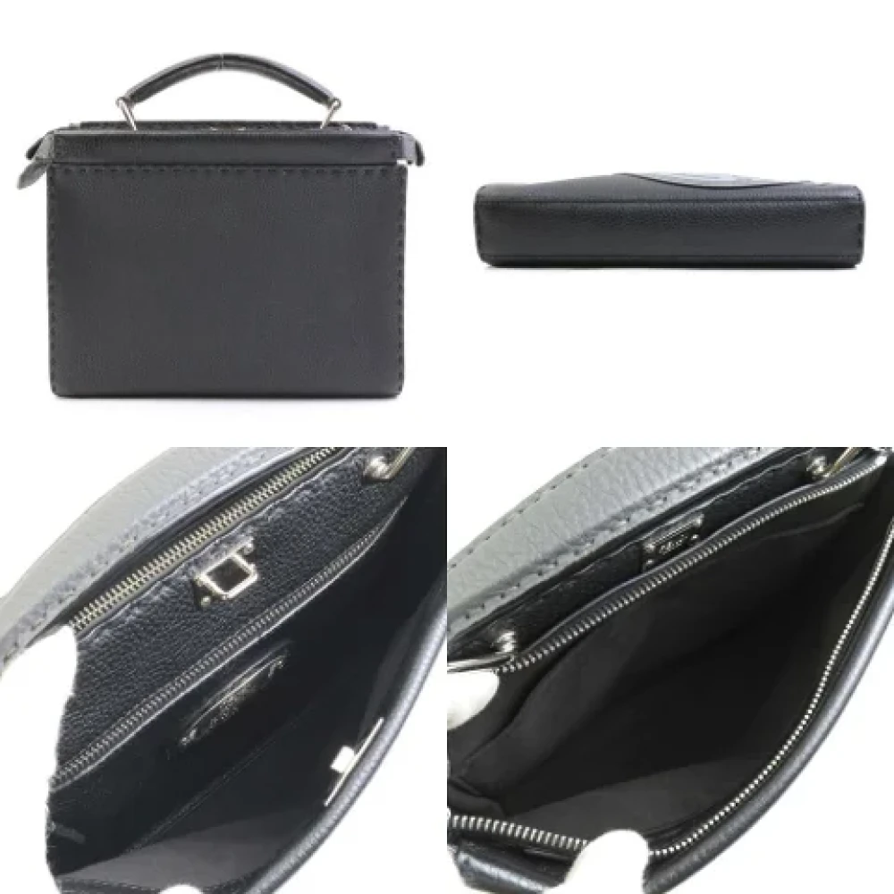 Fendi Vintage Pre-owned Leather fendi-bags Black Dames