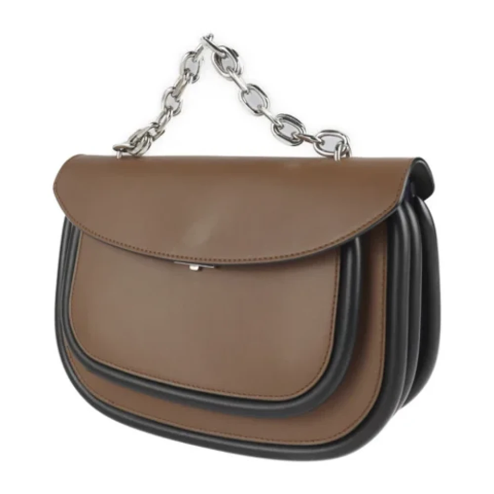 Marni Pre-owned Fabric shoulder-bags Brown Dames