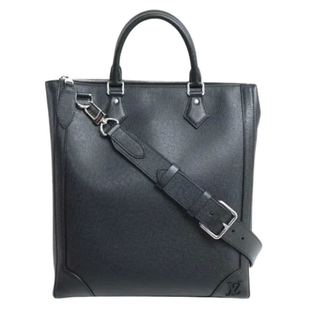 Louis Vuitton Vintage Pre-owned Leather handbags Black Heren