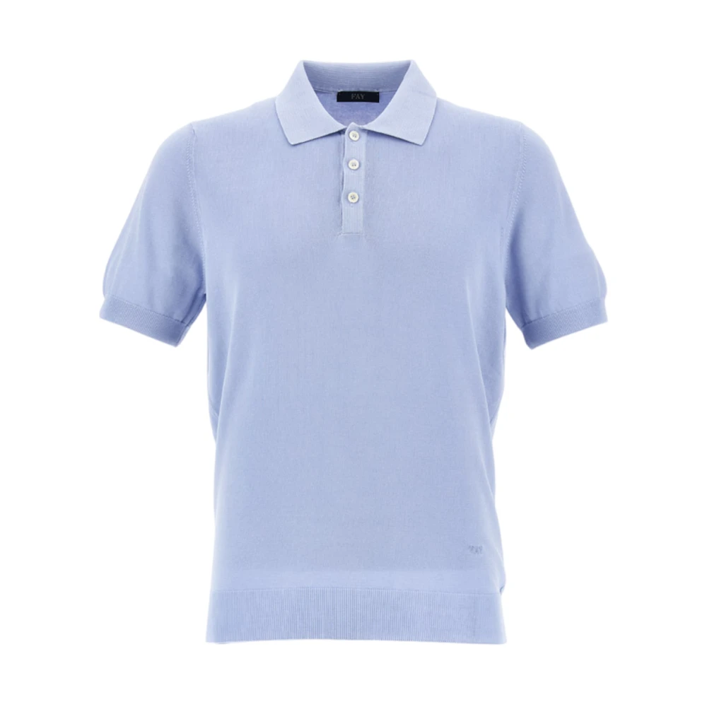Fay - Tops > Polo Shirts - Blue - Fay - Modalova