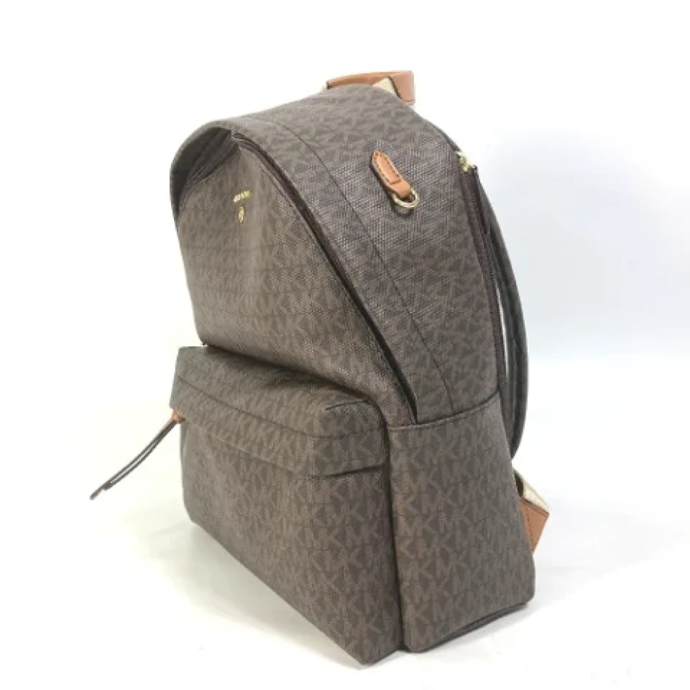 Michael Kors Pre-owned Canvas backpacks Brown Dames