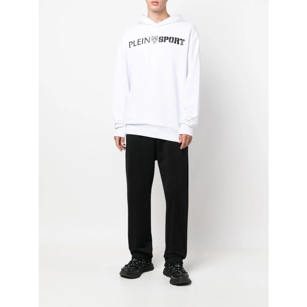 Plein Sport Witte truien voor sportieve look White Heren