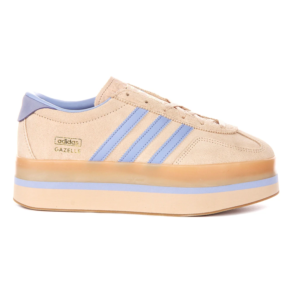 Adidas Women's Multicolor Skateboarding, 5 2/3 Uk, Gazelle Stack Platform Lace-Up Trainers
