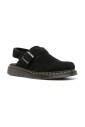 chaussures-plates-noires-avec-boucle