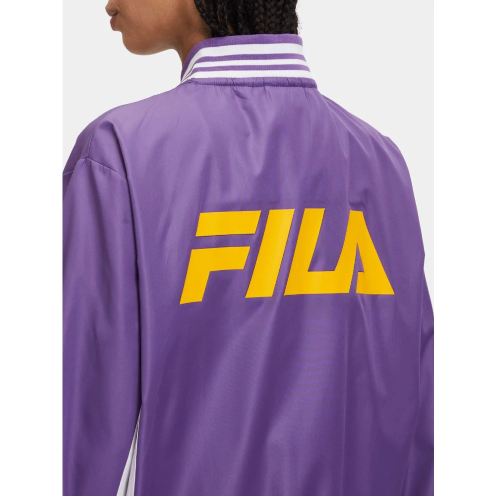 Fila Paarse Ritsjas Kleurblokken Strepen Multicolor Dames