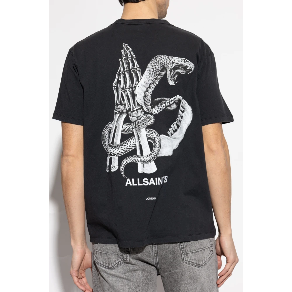 AllSaints T-shirt 'Asp' Black Heren
