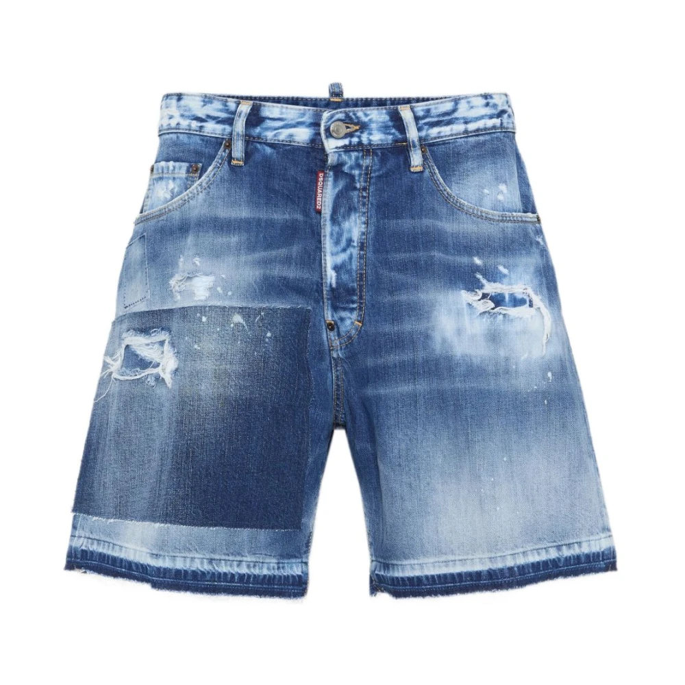 Dsquared2 Men's Blue Denim Shorts