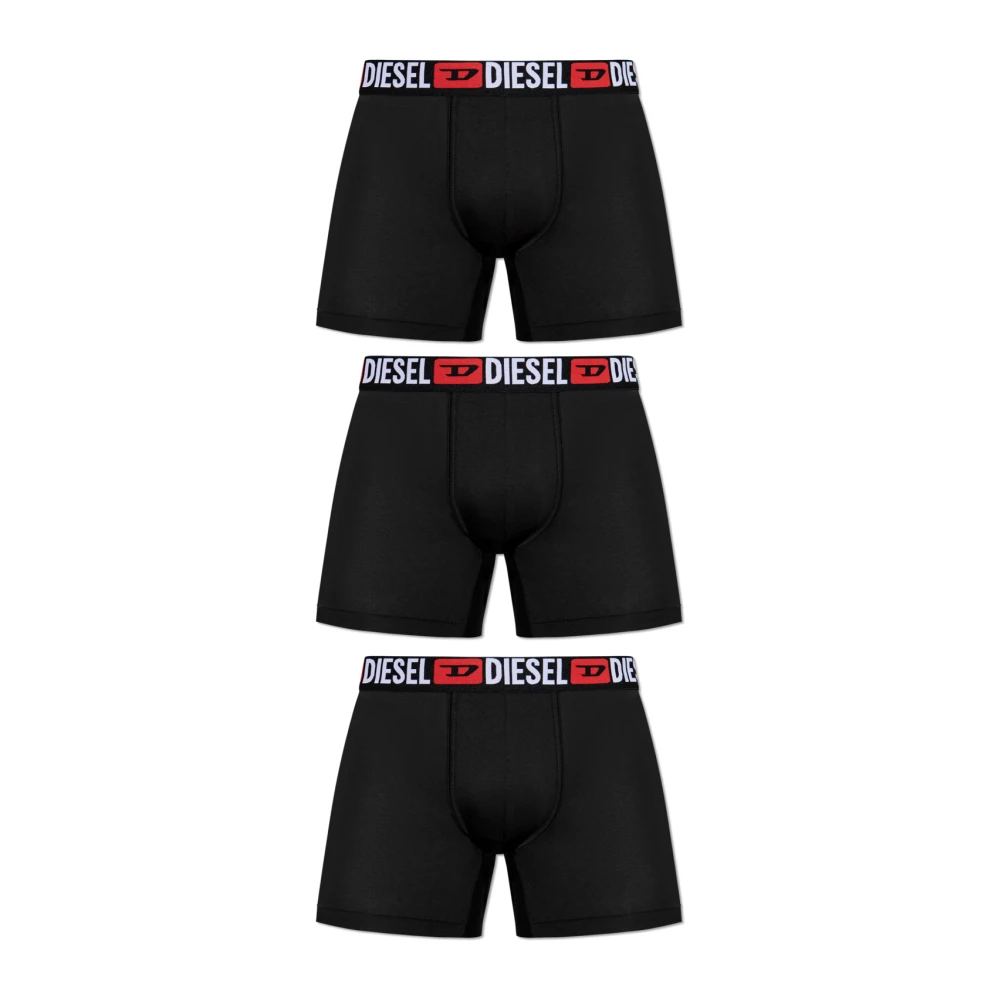 Diesel Uomo Nero - Confezione Da Tre Boxer - Underwear - M