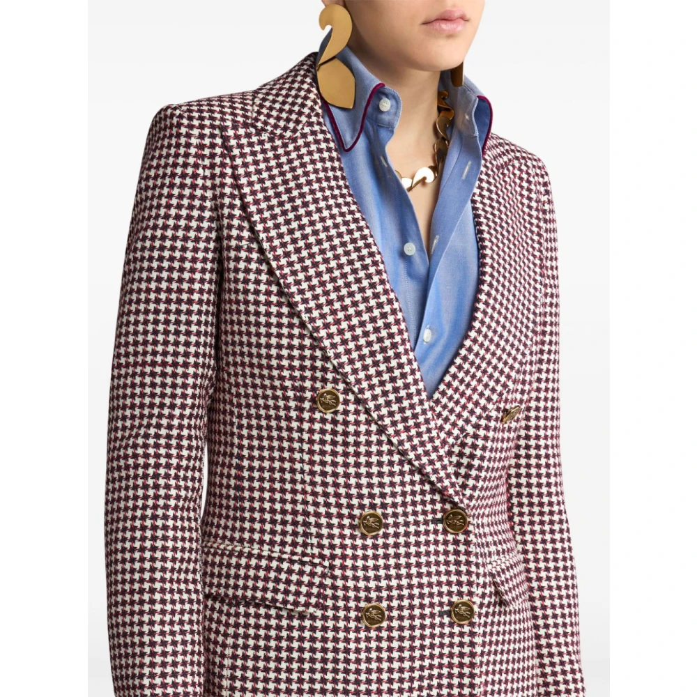 ETRO Multi-Color Jas MR S9800 Stijl Brown Dames