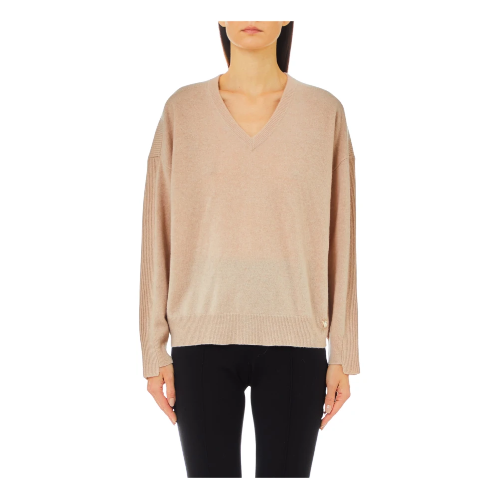 Liu Jo Gesloten hals trui Pink Dames