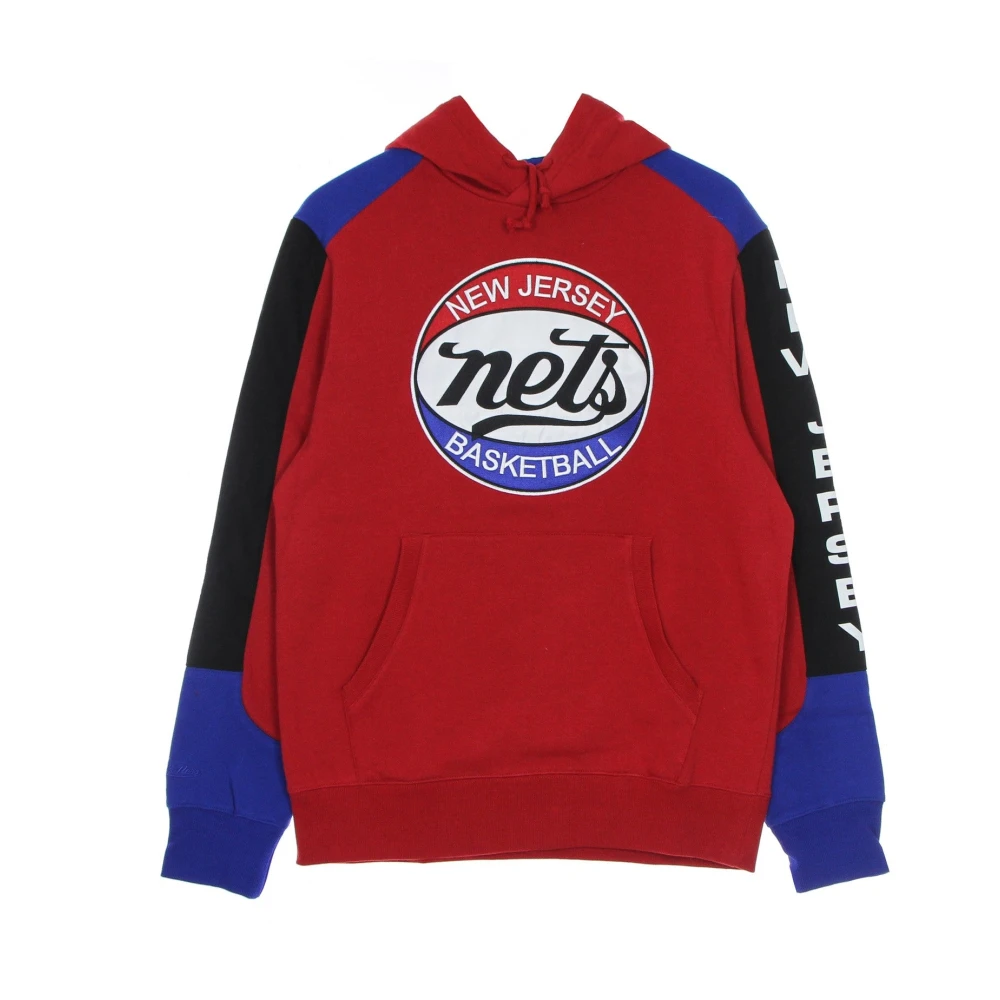 Mitchell & Ness NBA Fusion Fleece Hoodie Hardwood Classics Red Heren
