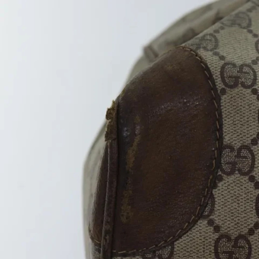 Gucci Vintage Pre-owned Leather handbags Beige Dames