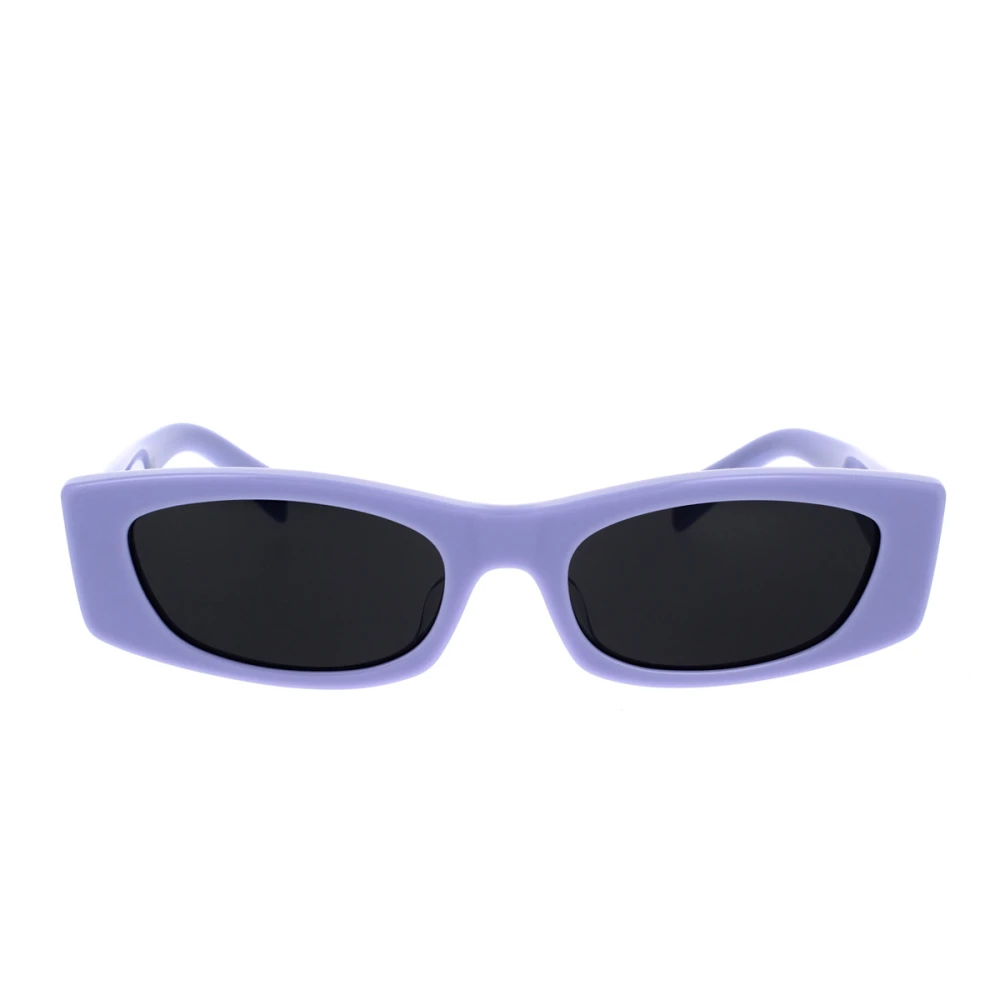 Celine Geometriska solglasögon i lila med mörka rökfärgade linser Purple, Unisex
