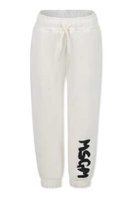 pantalon-de-sport-en-molleton-de-coton-ivoire