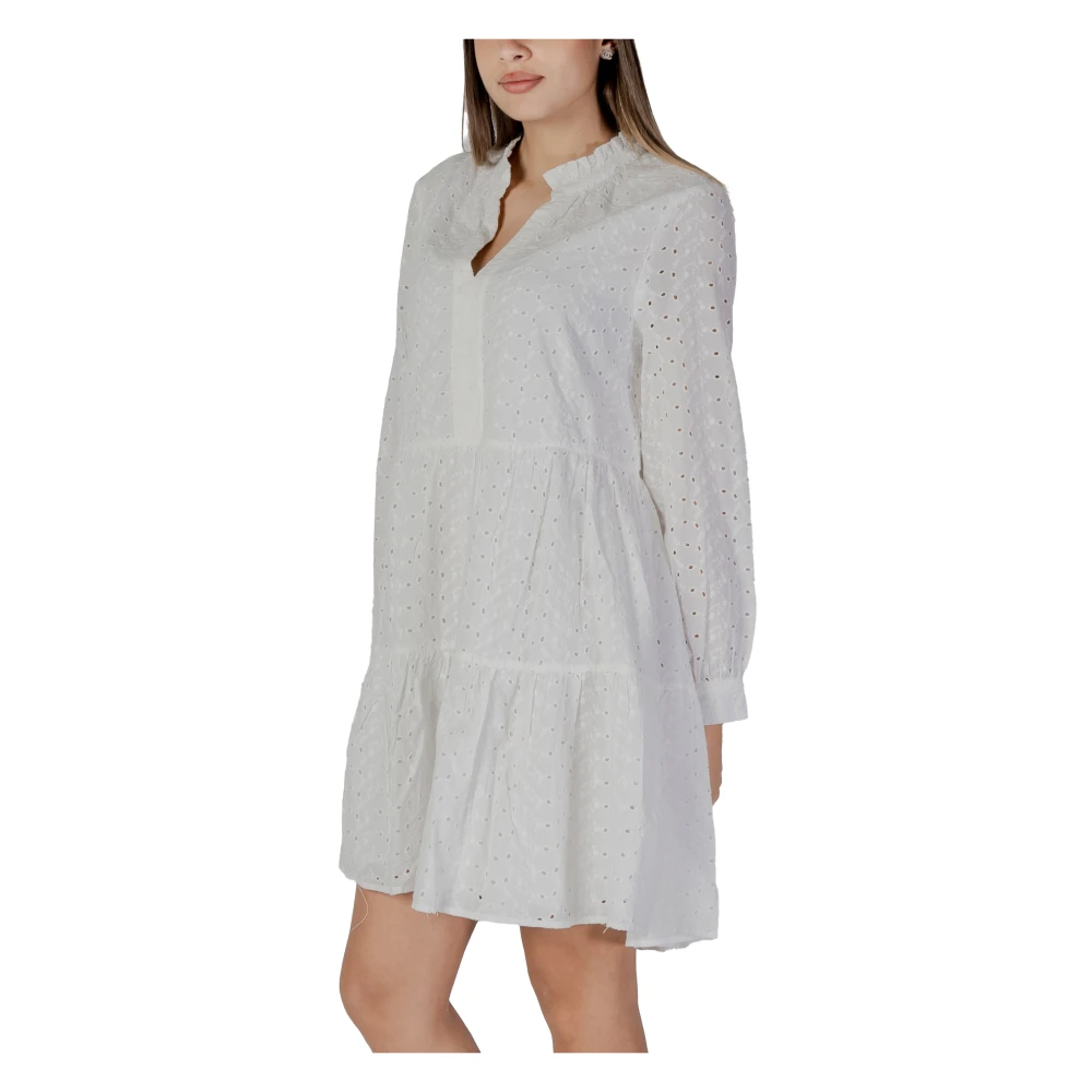 b.Young Lente Zomer Katoenen Jurken Collectie voor vrouwen White Dames