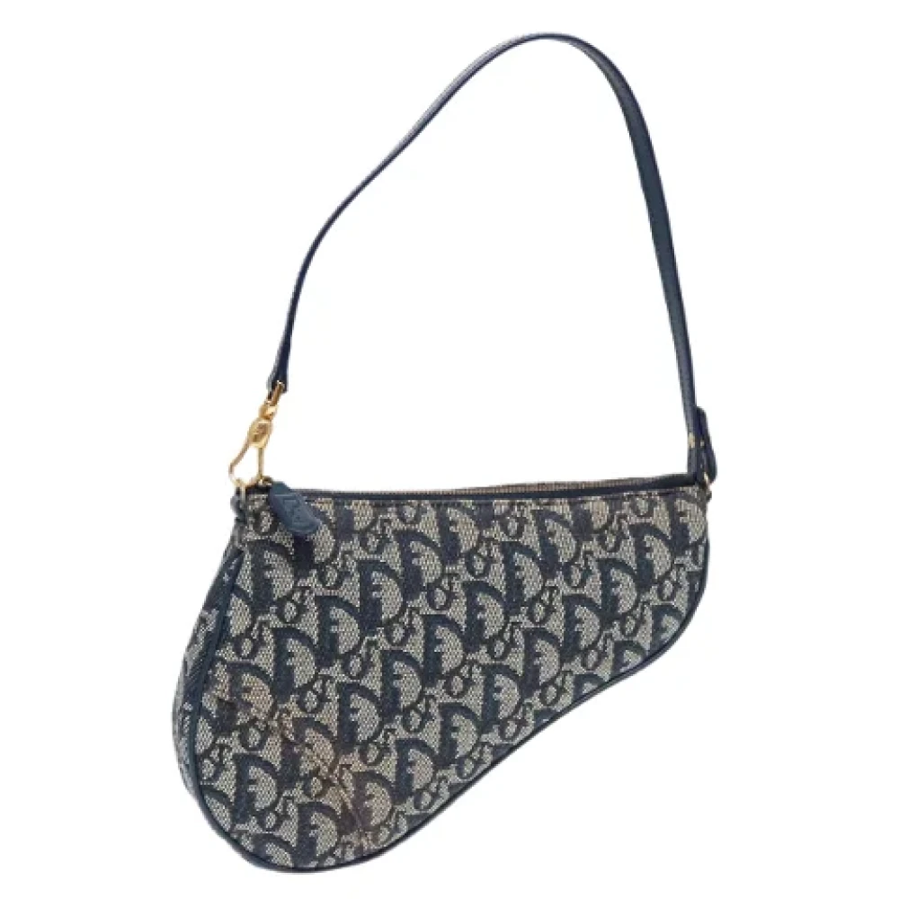 Dior Vintage Pre-owned Canvas dior-bags Blue Dames