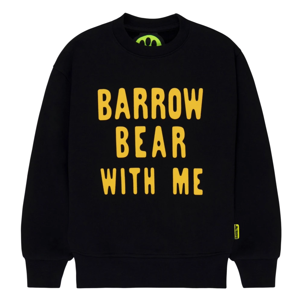 Barrow Barn Felpa Bear With Me Black, Unisex