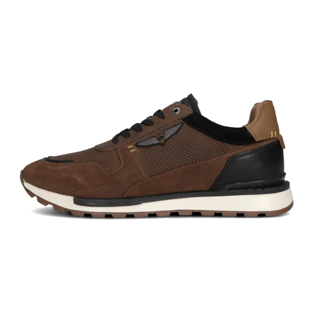 PME Legend Cognac Low Top Sneakers Aircobra Heren Schoenen Bruin