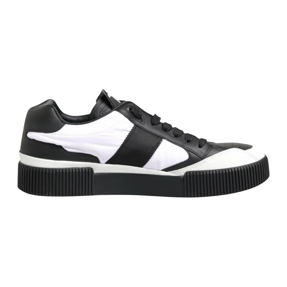 Dolce & Gabbana Black White MIAMI Low Top Men Sneakers Shoes - EU40.5/US7.5 - Image 2
