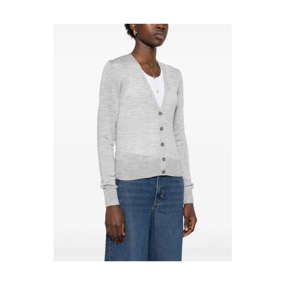 Calvin Klein Grijze Knopen Trui Gray Dames