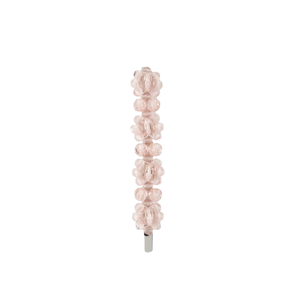 Simone Rocha Roze Bloem Haarklem met Kristallen Pink Dames