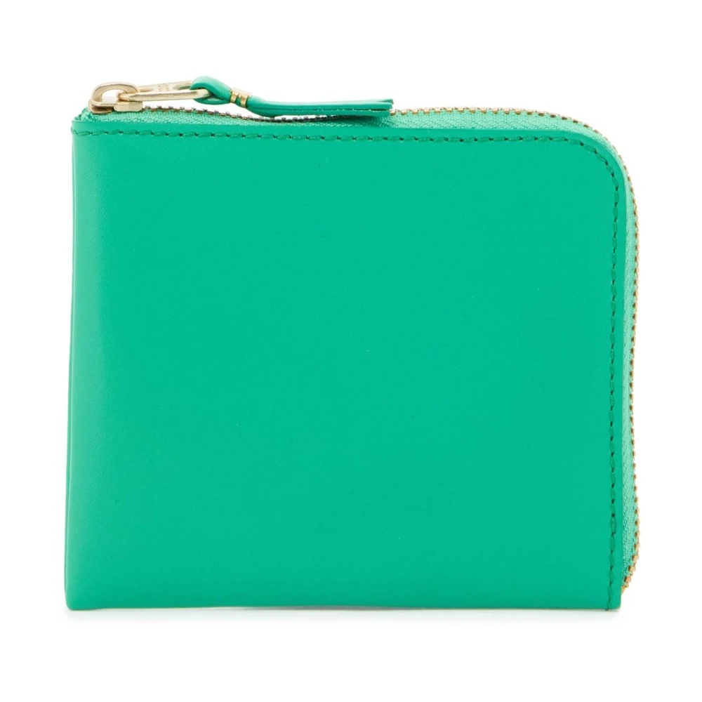 Comme des Garçons Leren ritsportefeuille portefeuille Green Dames