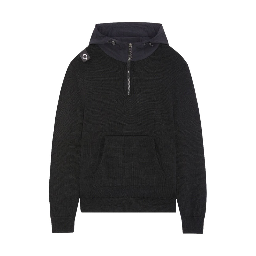 Pull capuche avec quart de zip pour automne hiver MA.STRUM