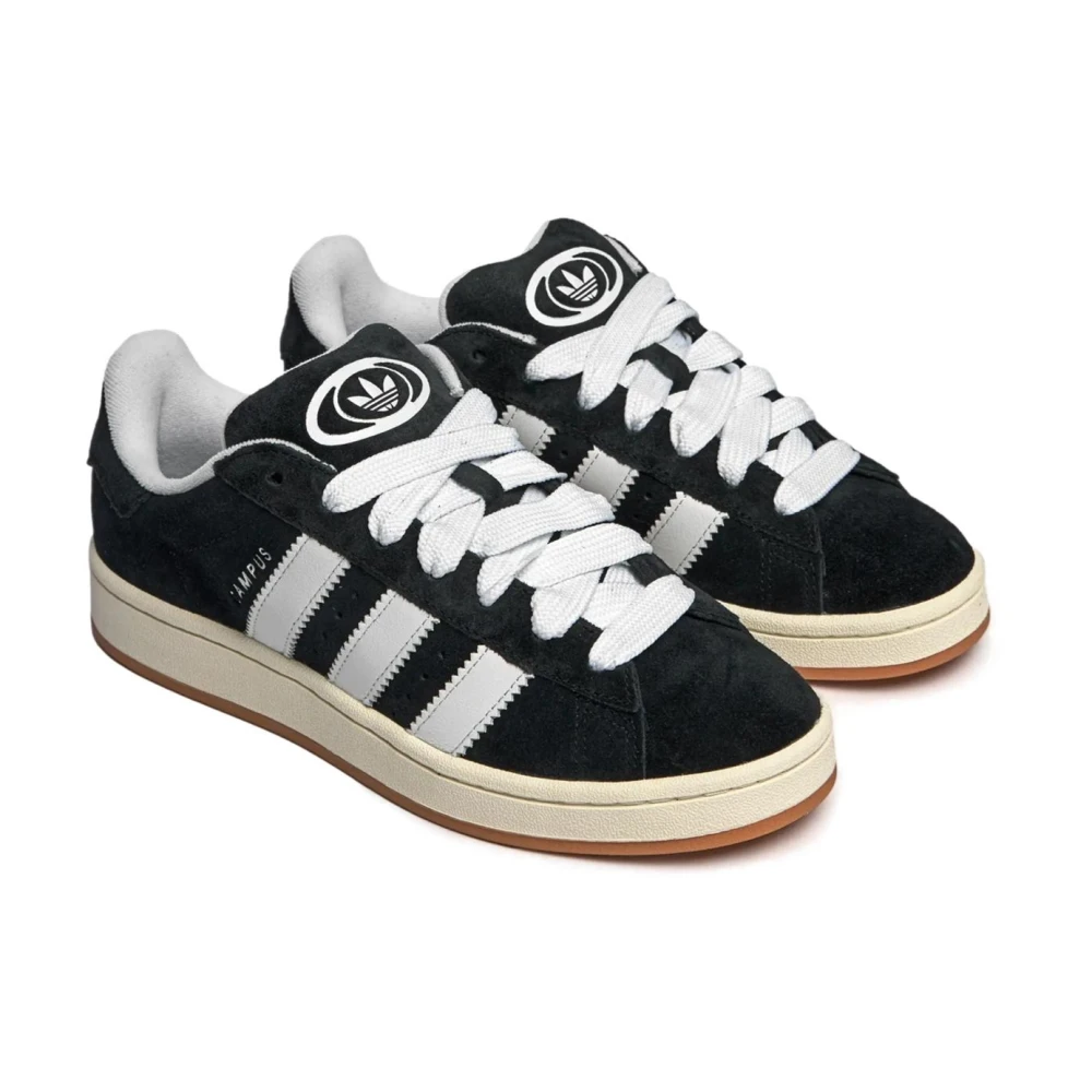 Adidas Zwarte Campus Adv Sneakers Suède Black Heren