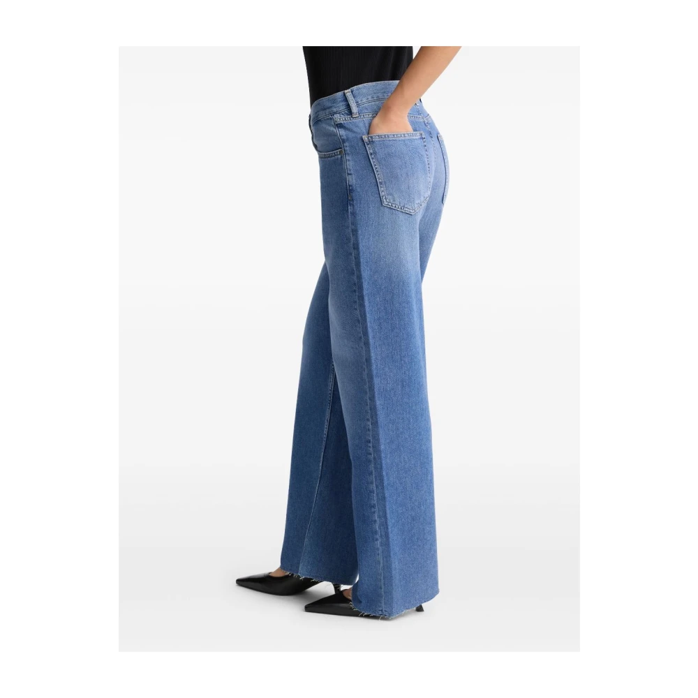Liu Jo Hoge Taille Denim Jeans Blauw Blue Dames
